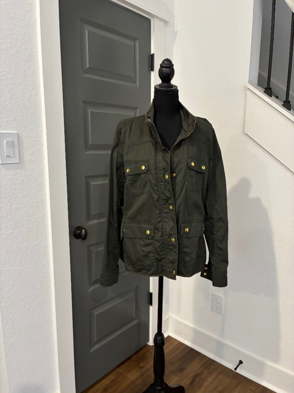 J Crew canvas jacket XL